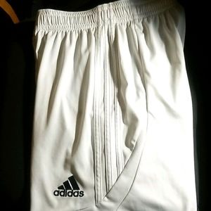 Kids Adidas white shorts